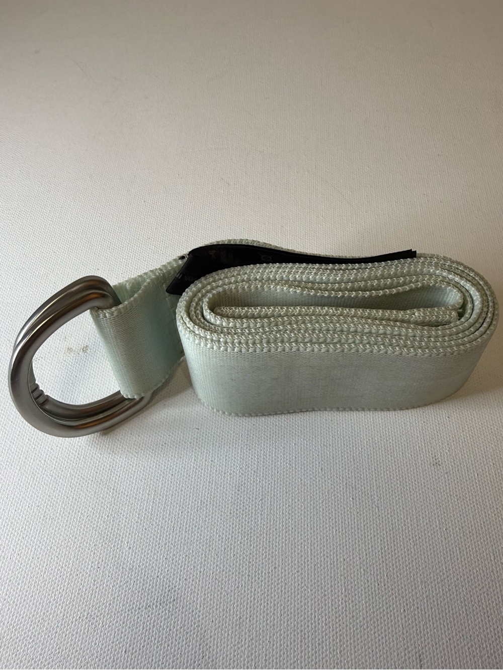 Y-3 Yohji Yamamoto Adidas Light Green D-Ring Belt - Size L
